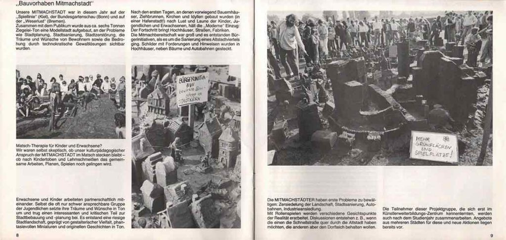 (1980) Broschüre Modellversuch Künstlerweiterbildung 2-5