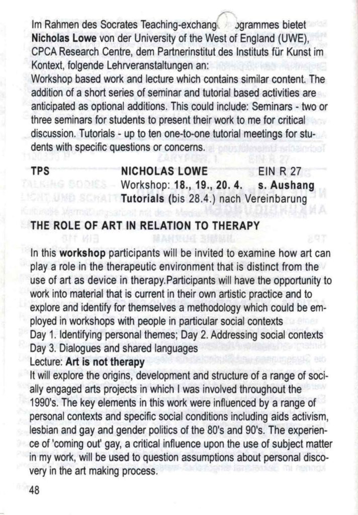 (2001) Sommersemester 01-18