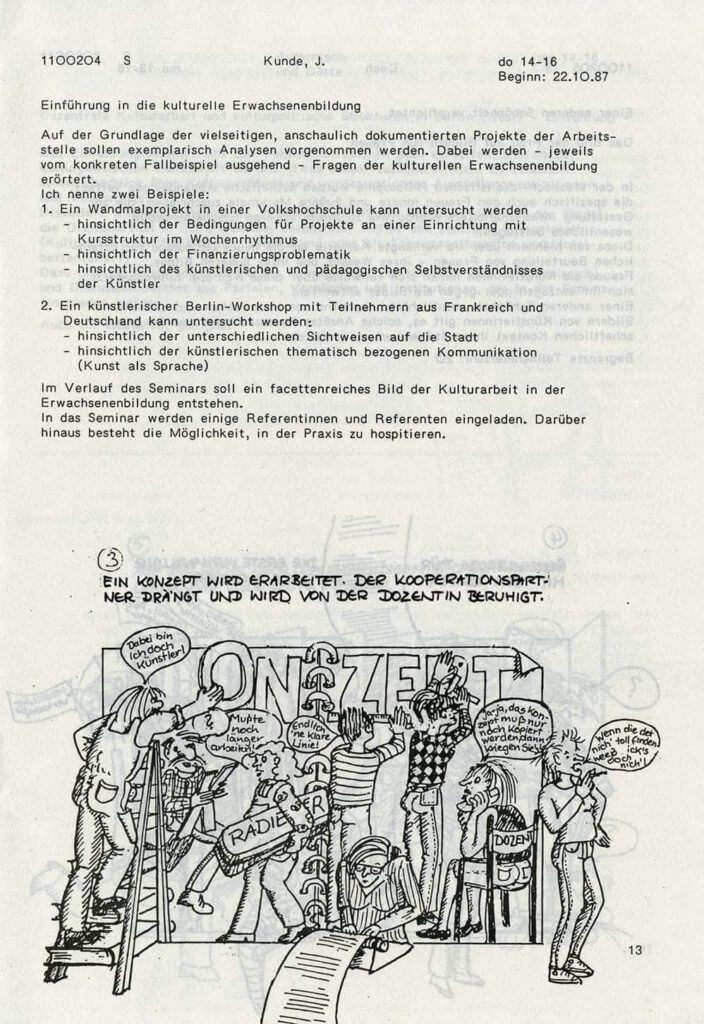 SoSe 83 Kulturarbeit Der Berliner Volkshochschulen Image 2